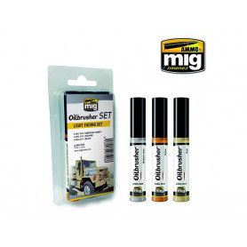 Oilbrusher ombrages légers - peinture à l'huile avec applicateur - MIG jimenez AMMO 7506