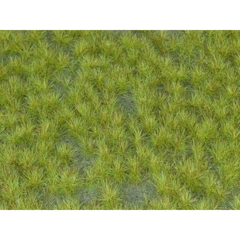Plaque de terrain diorama Touffes Vert Clair 23x13 cm - 1/35 - MIG 8354