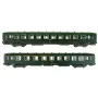 2x voitures DEV AO A4c4/B5c5 + B10c10 ép. IV - SNCF - HO 1/87 - JOUEF HJ4133