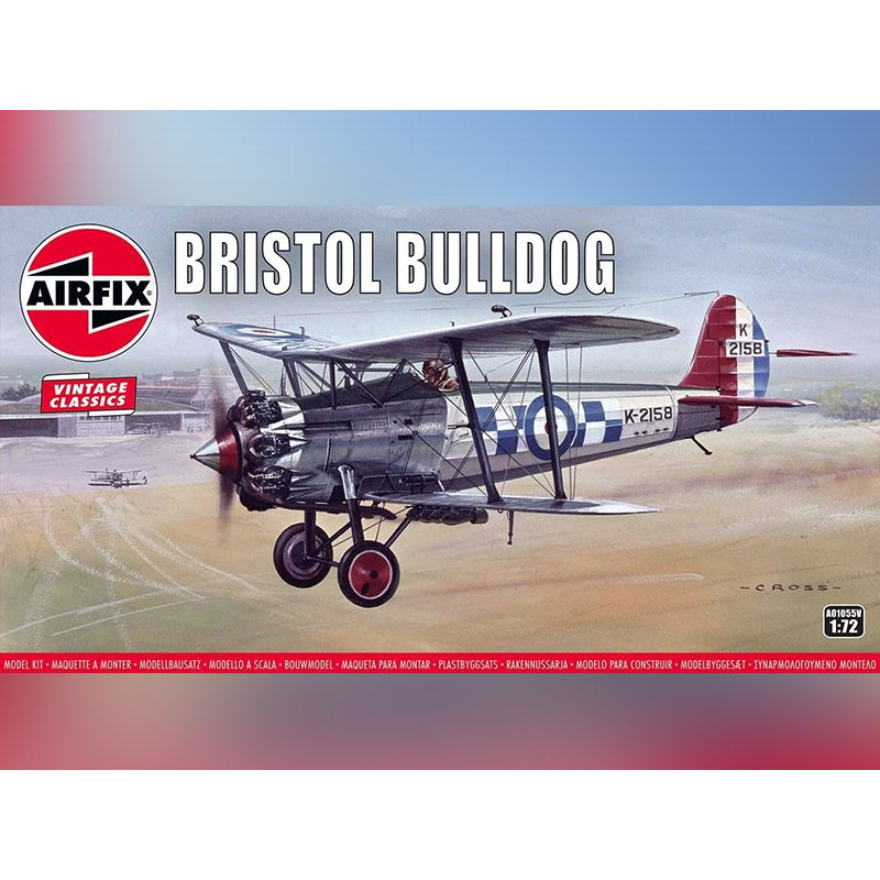 Bristol Bulldog Vintage Classic - 1/72 - AIRFIX A01055V