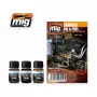 Set vieillissement pour moteur jus enamel - AMMO MIG 7402