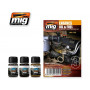 Set vieillissement pour moteur jus enamel - AMMO MIG 7402