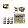 Set de patine sols de terre barattés - AMMO MIG 7441