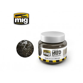 Boue Acrylique Muddy Ground - Sol Boueux 250 ml - AMMO MIG 2105