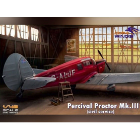 Maquette Percival Proctor Mk. III (civil) - 1/48 - DORA WINGS 48016