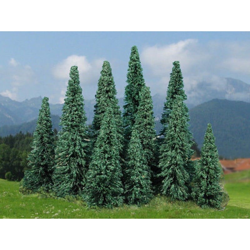 HEKI 2236 - 20 sapins argentés de 5 à 9 cm - HO et N