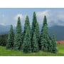 20x sapins argentés de 5 à 9 cm - HO et N - HEKI 2236