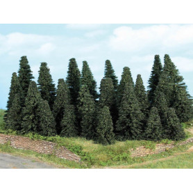 HEKI 2261 - forêt de 24 sapins de 5 à 11 cm - HO et N