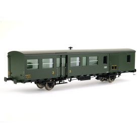 Voiture Sud-Ouest SNCF 3ème CL.-fourgon ép. IIIa - HO 1/87 - REE VB-294