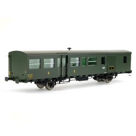 Voiture Sud-Ouest SNCF 2ème CL.-fourgon ép. IIIb - HO 1/87 - REE VB-295