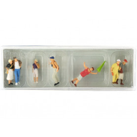 Guide avec touristes - HO 1/87 - PREISER 10455