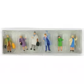 Voyageurs sur le quai - HO 1/87 - PREISER 10028