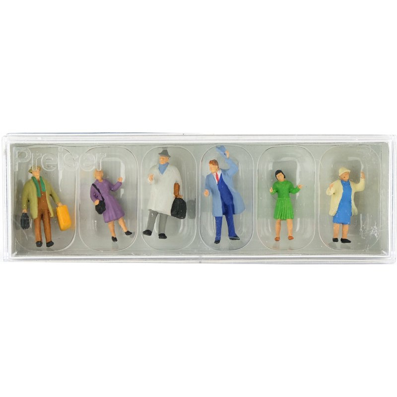 Voyageurs sur le quai - HO 1/87 - PREISER 10028