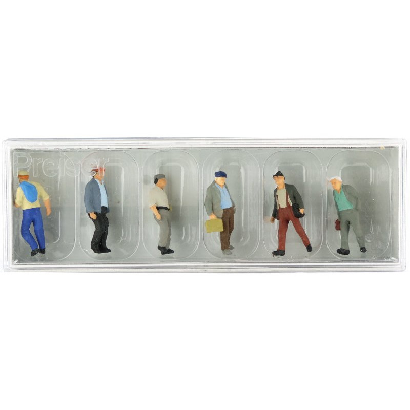 Ouvriers quittant le travail - HO 1/87 - PREISER 10366