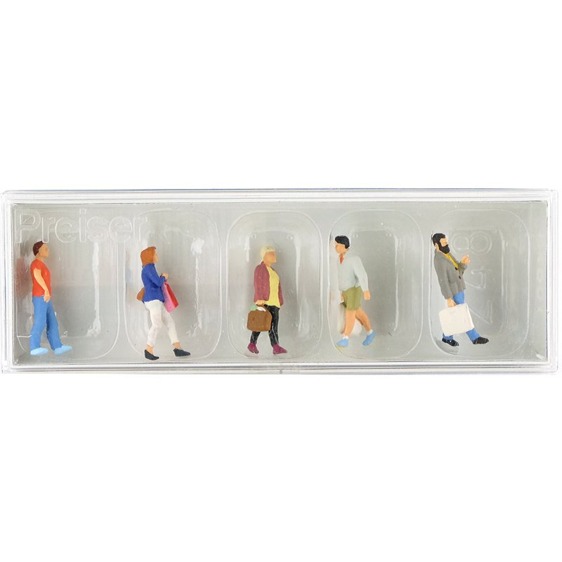 Passants faisant du shopping - HO 1/87 - PREISER 10673