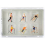 6 randonneurs - HO 1/87 - PREISER 10575