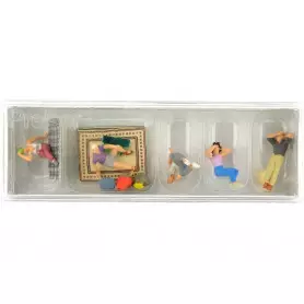 Personnes se reposant dans un parc - HO 1/87 - PREISER 10618