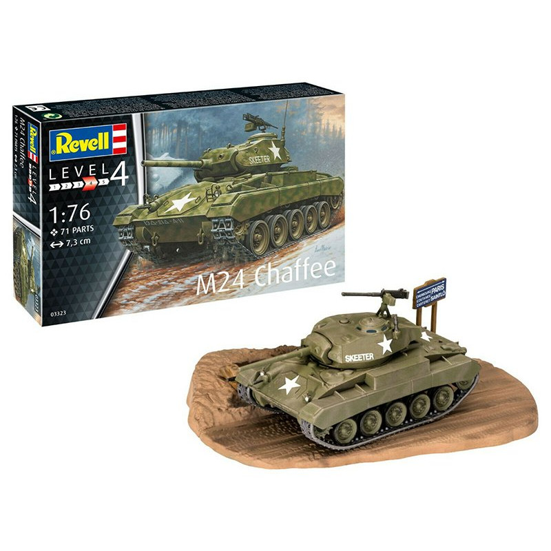 M24 Chaffee WWII - échelle 1/76 - REVELL 03323