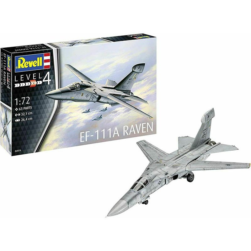 EF-111A Raven kit complet - 1/72 - REVELL 64974
