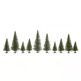 50x sapins 5-14 cm - HO 1/87 - NOCH 26821