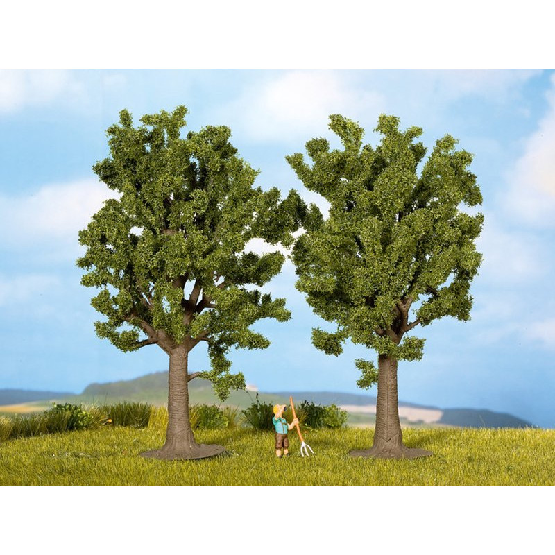 2x hêtres 13 cm - HO 1/87 - NOCH 25170