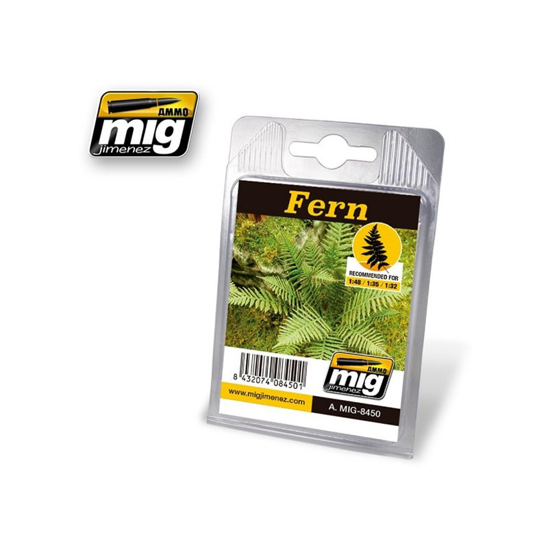 Fougères pour diorama - 1/35 - MIG 8450