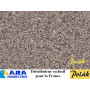 Ballast beige gris marron clair pierre véritable 240 g - HO - Polak 5363