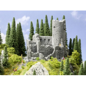 Ruine de château avec tour - HO 1/87 - NOCH 58605