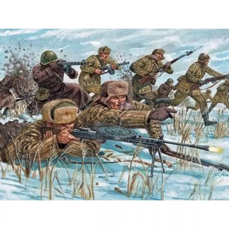 ITALERI 6069 - 1/72 - Infanterie russe - WWII