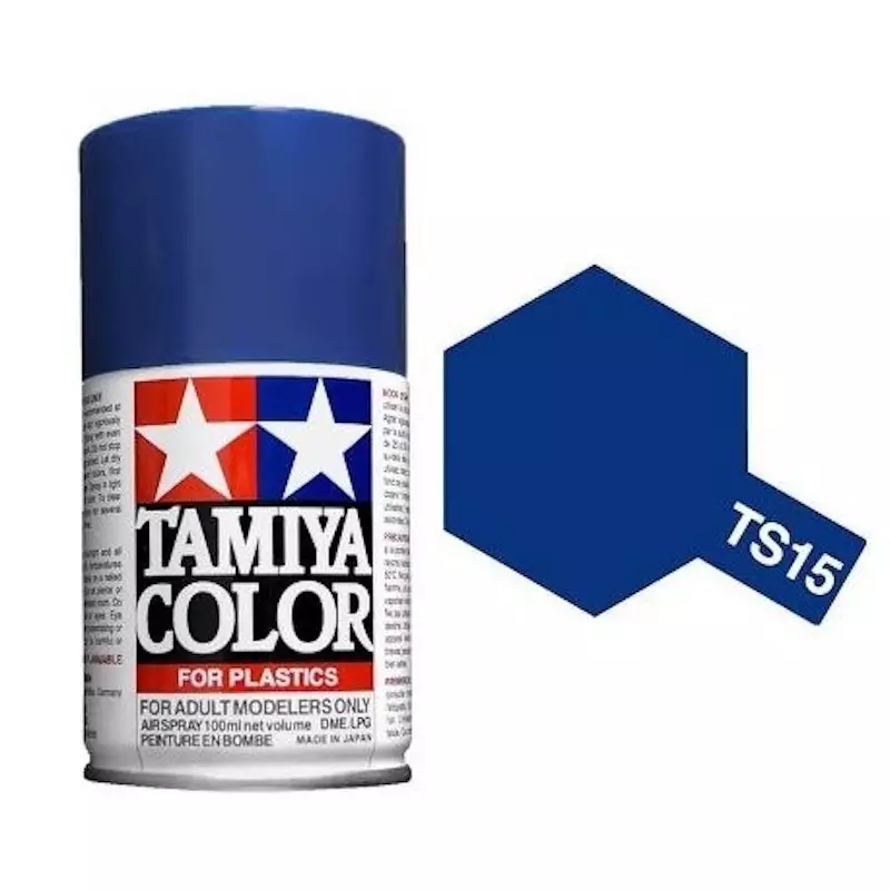 Tamiya TS-15 - Bleu brillant - Blue - bombe 100 ml