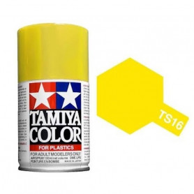 Tamiya TS-16 - Jaune brillant - Yellow - bombe 100 ml