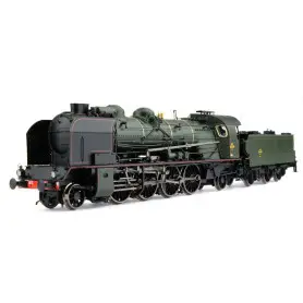 Vapeur 141 E 284 Villeneuves, SNCF Ep III digitale son - HO 1/87 - REE MB-130S