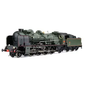 Vapeur 141 F 282 Montluçon, SNCF Ep III digitale son - HO 1/87 - REE MB-131S