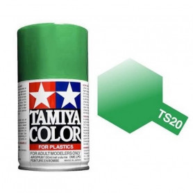 Tamiya TS-20 - Vert métal brillant - Metallic Green - bombe 100 ml