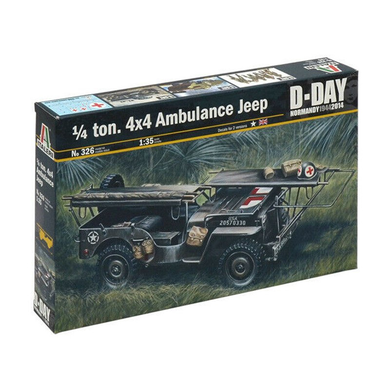 Jeep ambulance D-Day - échelle 1/35 - ITALERI 326