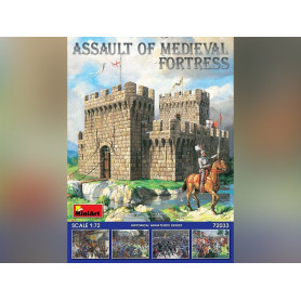 Scène d'assaut d'une forteresse médiévale - échelle 1/72 - MINIART 72033