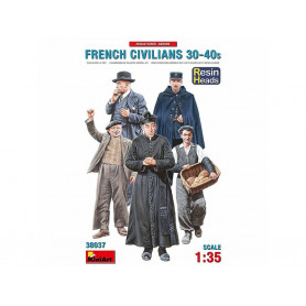 Civils français 1930-1940 - échelle 1/35 - MINIART 38037