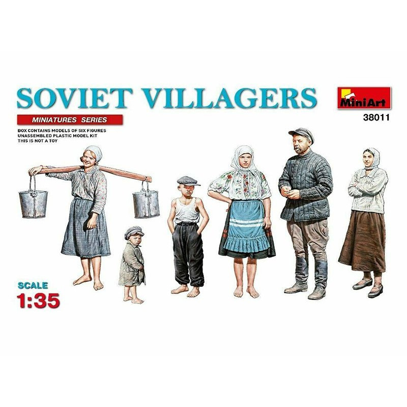 Villageois soviétiques - échelle 1/35 - MINIART 38011