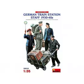 Employés de chemin de fer allemands 1930-1940 - échelle 1/35 - MINIART 38010