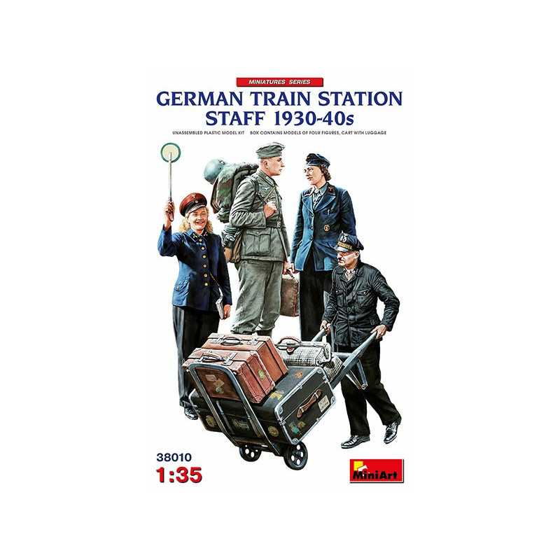 Employés de chemin de fer allemands 1930-1940 - échelle 1/35 - MINIART 38010