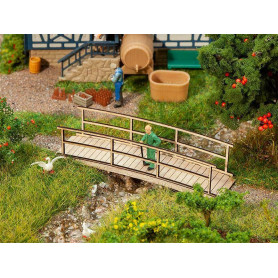 Petit pont de bois LaserCut - HO 1/87 - FALLER 180301