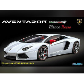 Lamborghini Aventador LP700-4 Bianco Rosso - 1/24 - FUJIMI 125640