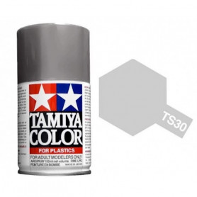 Tamiya TS-30 - Aluminium brillant - Silver leaf - bombe 100 ml