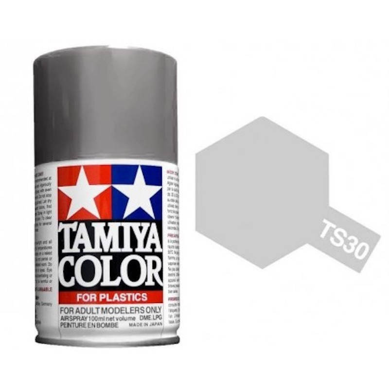 Tamiya TS-30 - Aluminium brillant - Silver leaf - bombe 100 ml