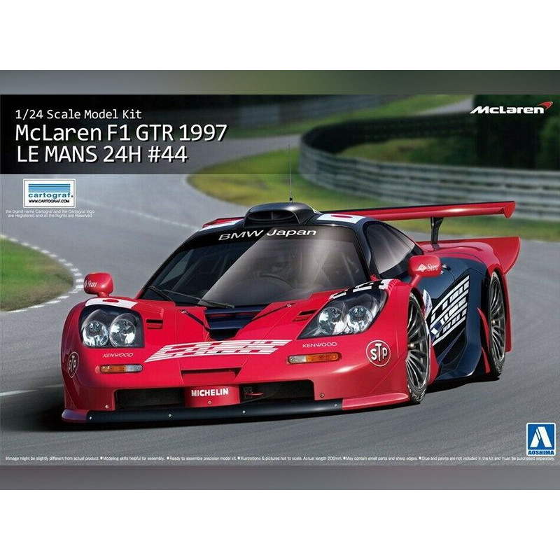 McLaren F1 GTR 1997 Le Mans - 24 h N°44 - 1/24 - AOSHIMA 007518