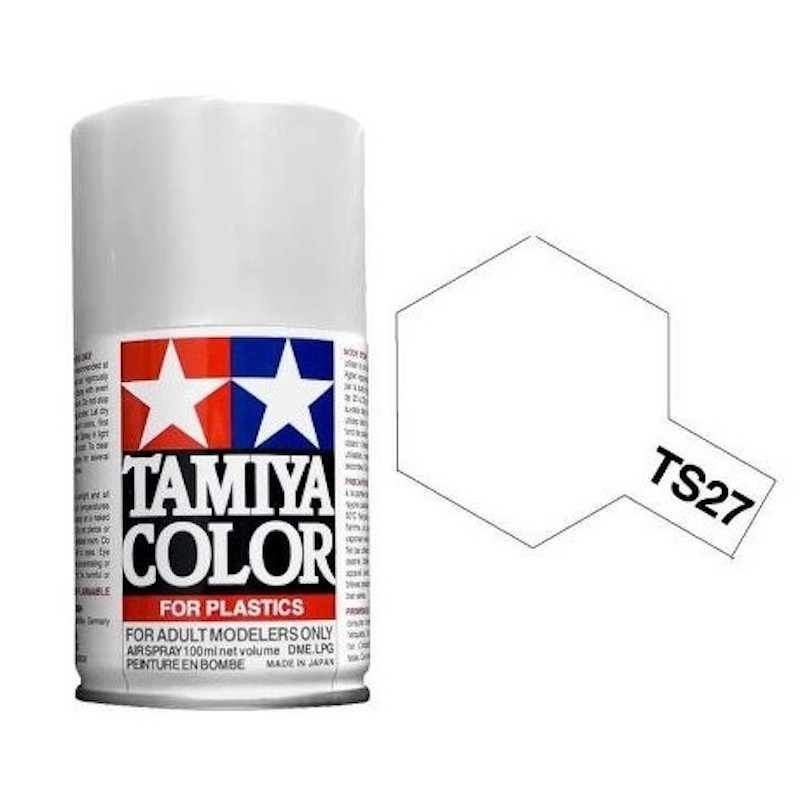 Tamiya TS-27 - Blanc mat - Matt white - bombe 100 ml