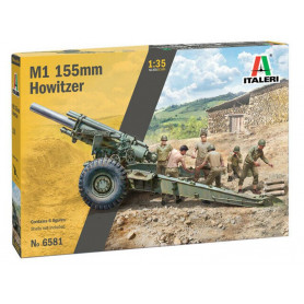 Obusier US M1 155mm et Servants - 1/35 - ITALERI 6581