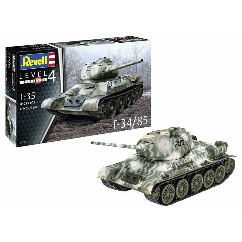 Char russe t34/85 WWII - échelle 1/35 - REVELL 03319
