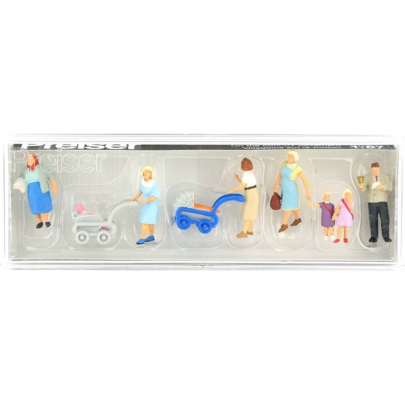 Promenade en landau - HO 1/87 - PREISER 10711