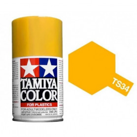 Tamiya TS-34 - Jaune Camel brillant - Camel yellow - bombe 100 ml